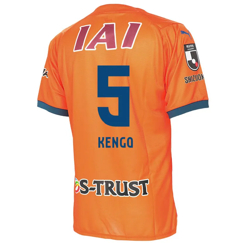 Danxen Kinder Kengo Kitazume #5 Orange Blau Heimtrikot Trikot 2024/25 T-Shirt Schweiz