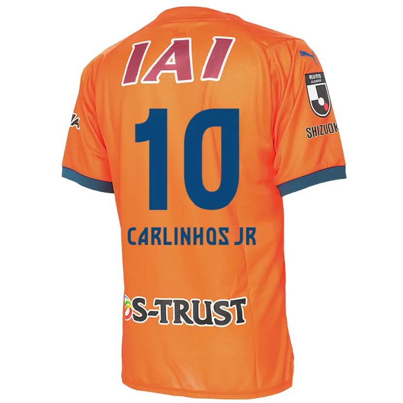 Danxen Kinder Carlinhos Junior #10 Orange Blau Heimtrikot Trikot 2024/25 T-Shirt Schweiz