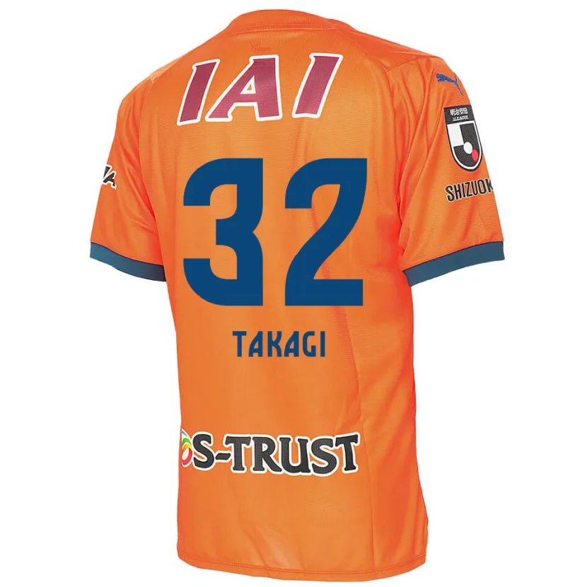 Danxen Kinder Sen Takagi #32 Orange Blau Heimtrikot Trikot 2024/25 T-Shirt Schweiz