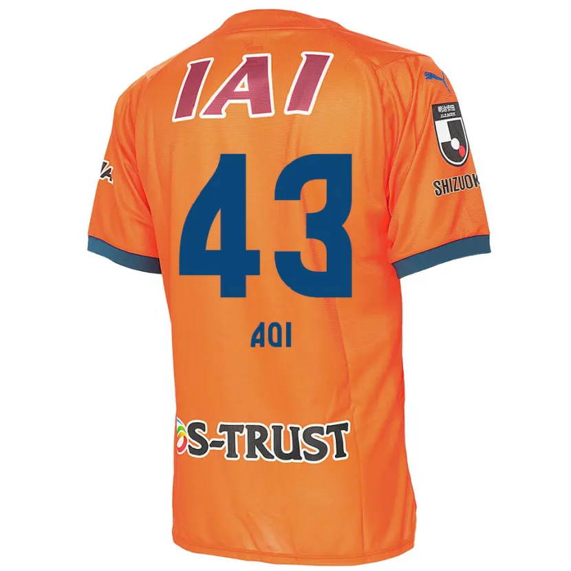 Danxen Kinder Aoi Ando #43 Orange Blau Heimtrikot Trikot 2024/25 T-Shirt Schweiz