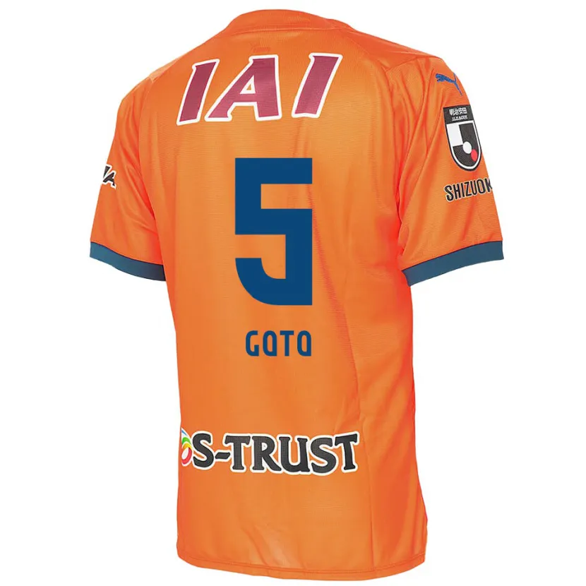 Danxen Kinder Keita Goto #5 Orange Blau Heimtrikot Trikot 2024/25 T-Shirt Schweiz