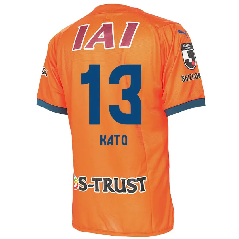 Danxen Kinder Daiya Kato #13 Orange Blau Heimtrikot Trikot 2024/25 T-Shirt Schweiz