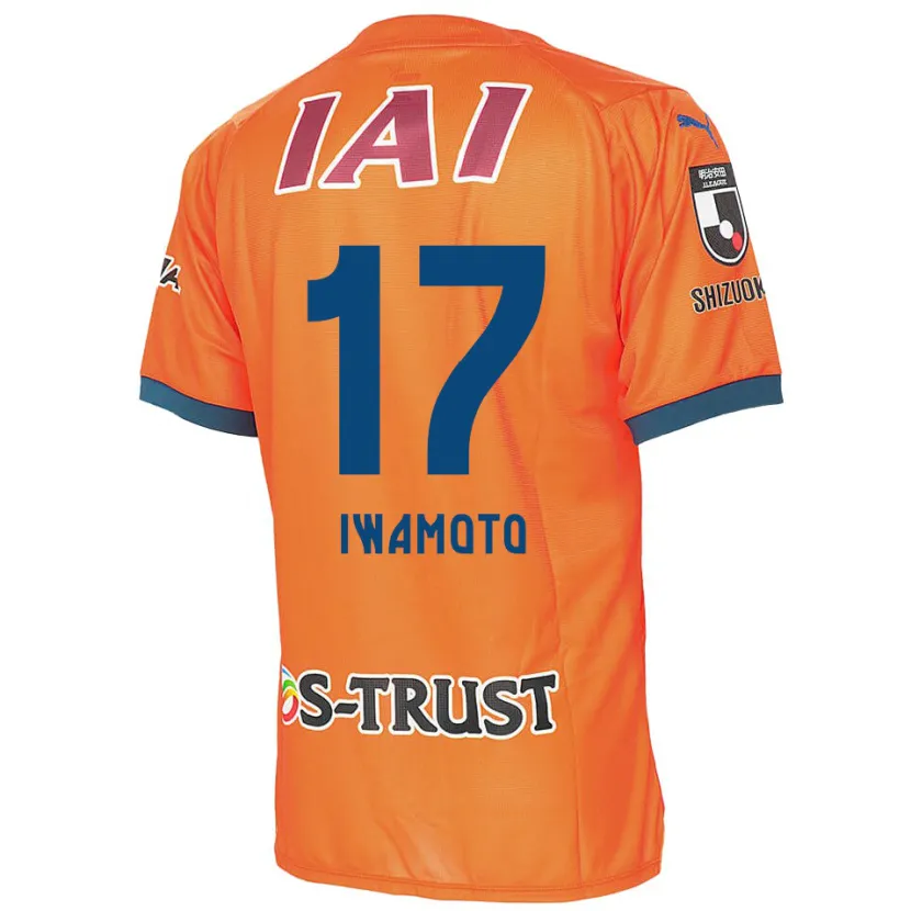 Danxen Kinder Shogo Iwamoto #17 Orange Blau Heimtrikot Trikot 2024/25 T-Shirt Schweiz