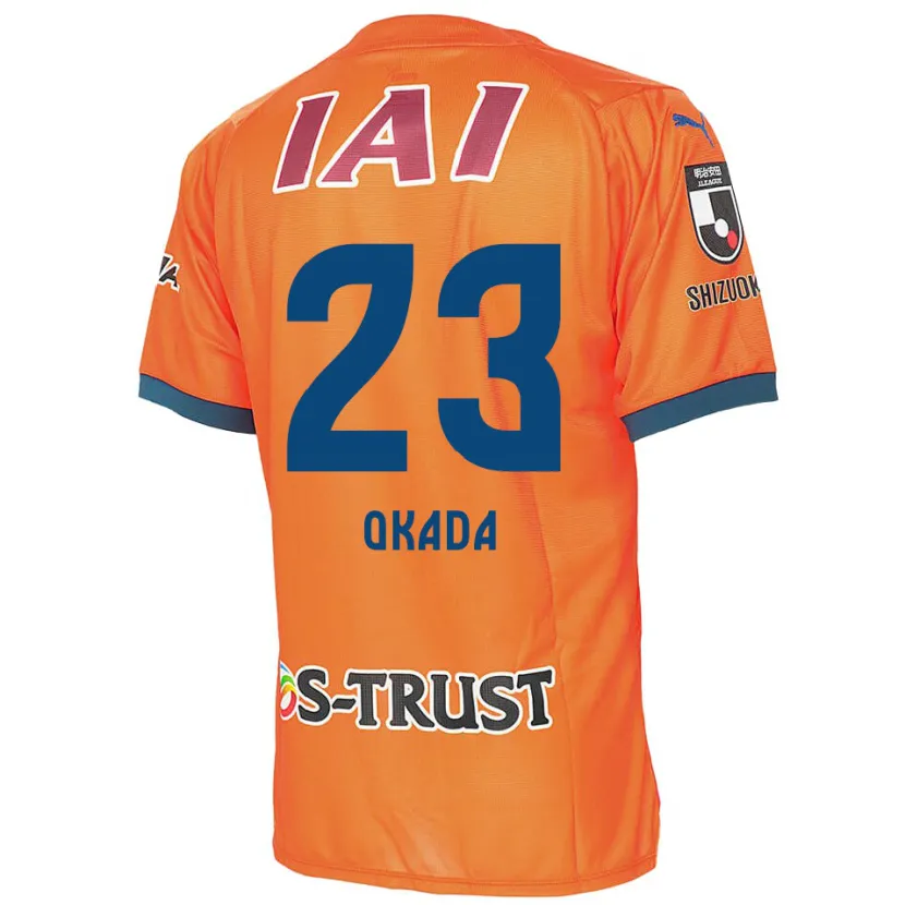 Danxen Kinder Shu Okada #23 Orange Blau Heimtrikot Trikot 2024/25 T-Shirt Schweiz