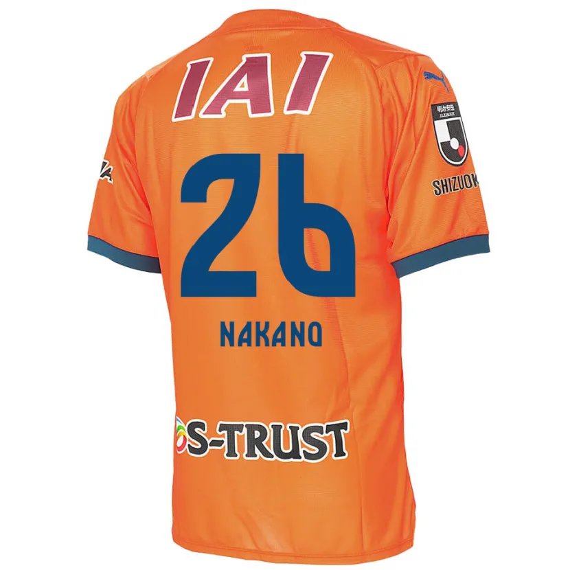 Danxen Kinder Takeru Nakano #26 Orange Blau Heimtrikot Trikot 2024/25 T-Shirt Schweiz