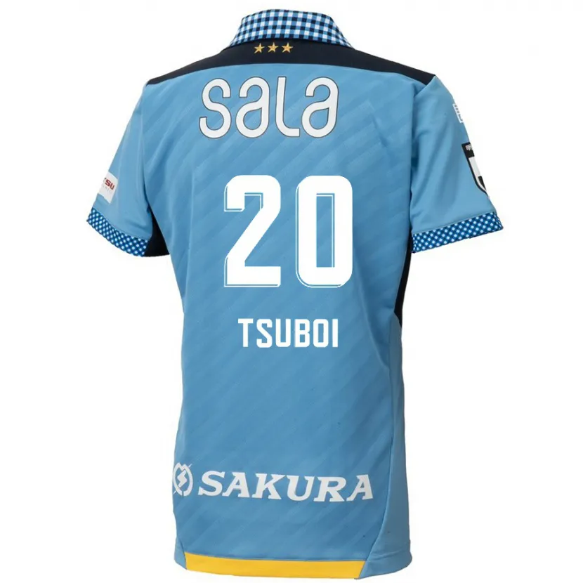 Danxen Kinder Yuya Tsuboi #20 Blau Schwarz Heimtrikot Trikot 2024/25 T-Shirt Schweiz