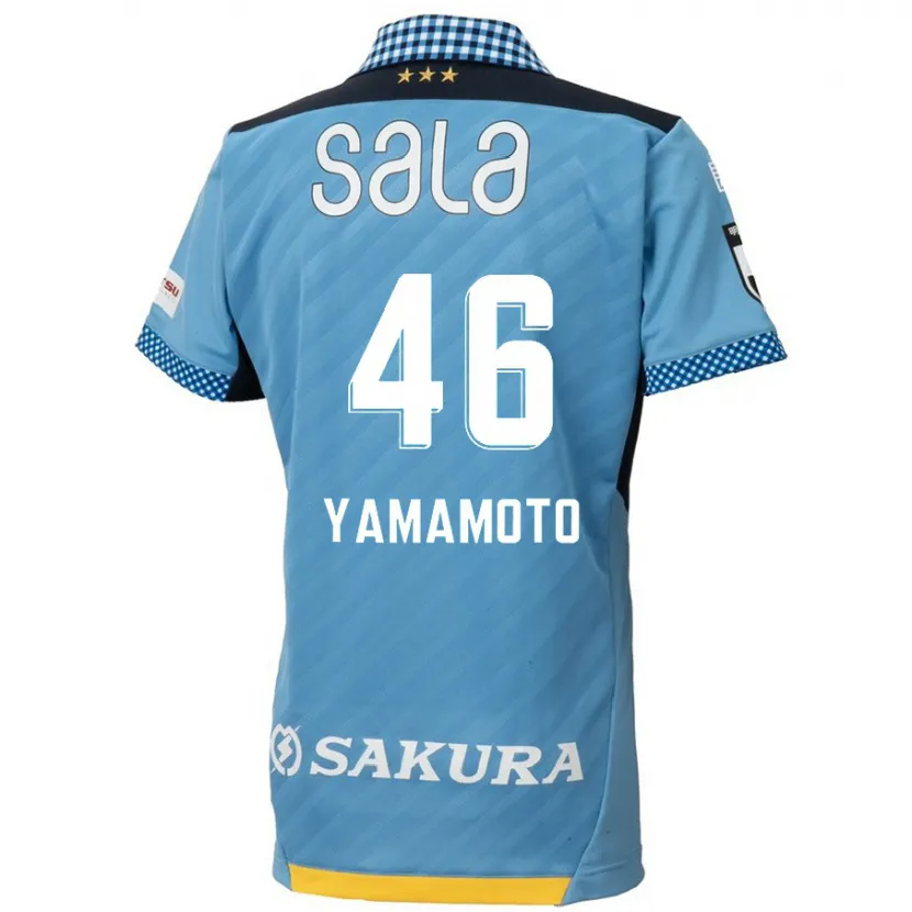 Danxen Kinder Shota Yamamoto #46 Blau Schwarz Heimtrikot Trikot 2024/25 T-Shirt Schweiz