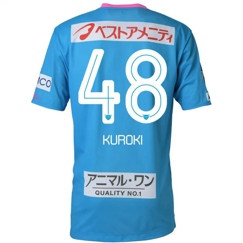 Danxen Kinder Yuya Kuroki #48 Blau Rosa Heimtrikot Trikot 2024/25 T-Shirt Schweiz