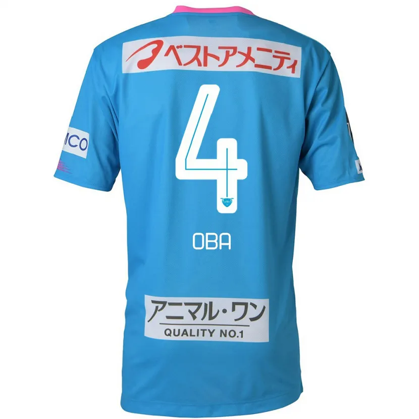 Danxen Kinder Shotaro Oba #4 Blau Rosa Heimtrikot Trikot 2024/25 T-Shirt Schweiz