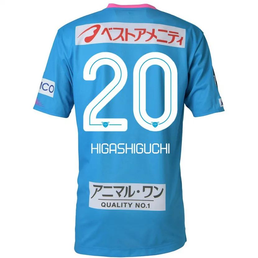 Danxen Kinder Aitaro Higashiguchi #20 Blau Rosa Heimtrikot Trikot 2024/25 T-Shirt Schweiz