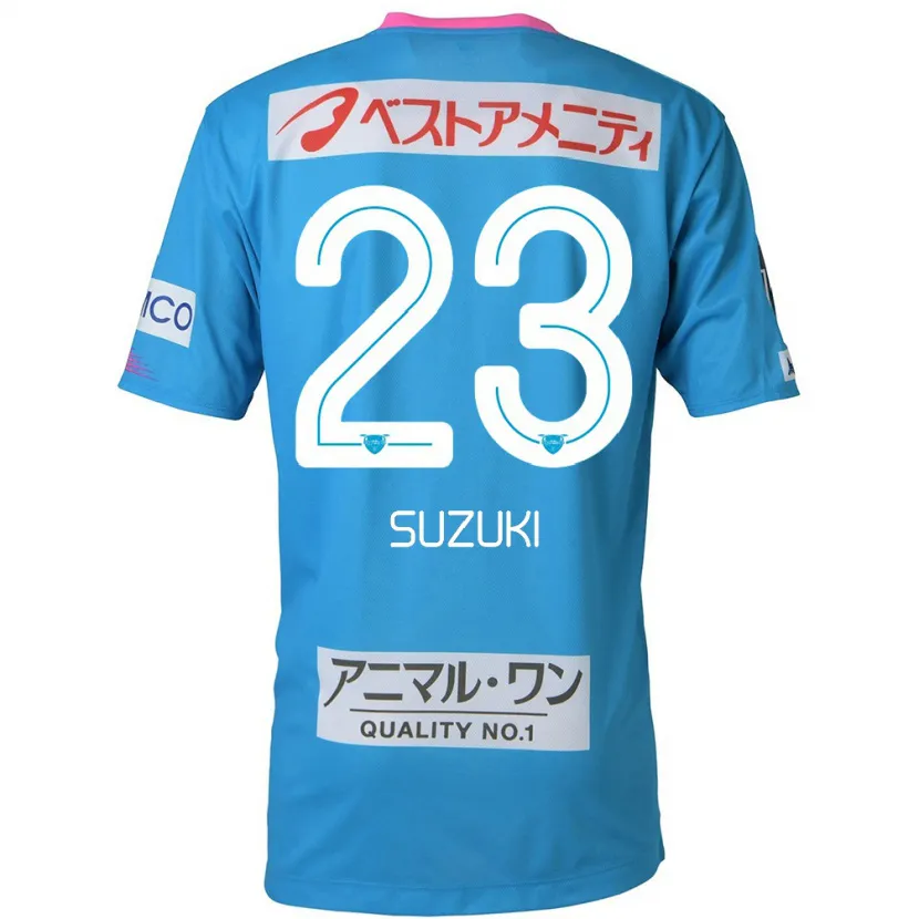 Danxen Kinder Yuki Suzuki #23 Blau Rosa Heimtrikot Trikot 2024/25 T-Shirt Schweiz