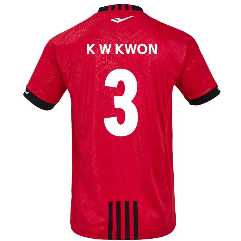 Danxen Kinder Wan-Kyu Kwon #3 Rot Schwarz Heimtrikot Trikot 2024/25 T-Shirt Schweiz