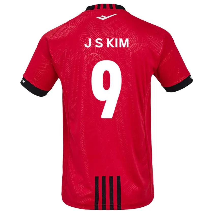 Danxen Kinder Shin-Jin Kim #9 Rot Schwarz Heimtrikot Trikot 2024/25 T-Shirt Schweiz