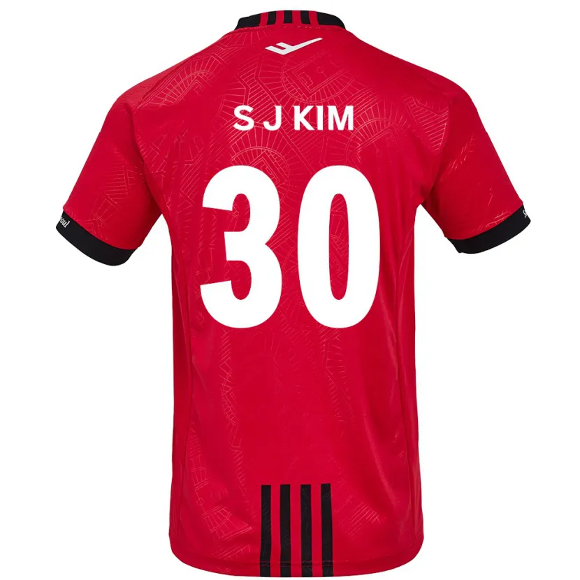 Danxen Kinder Ju-Sung Kim #30 Rot Schwarz Heimtrikot Trikot 2024/25 T-Shirt Schweiz