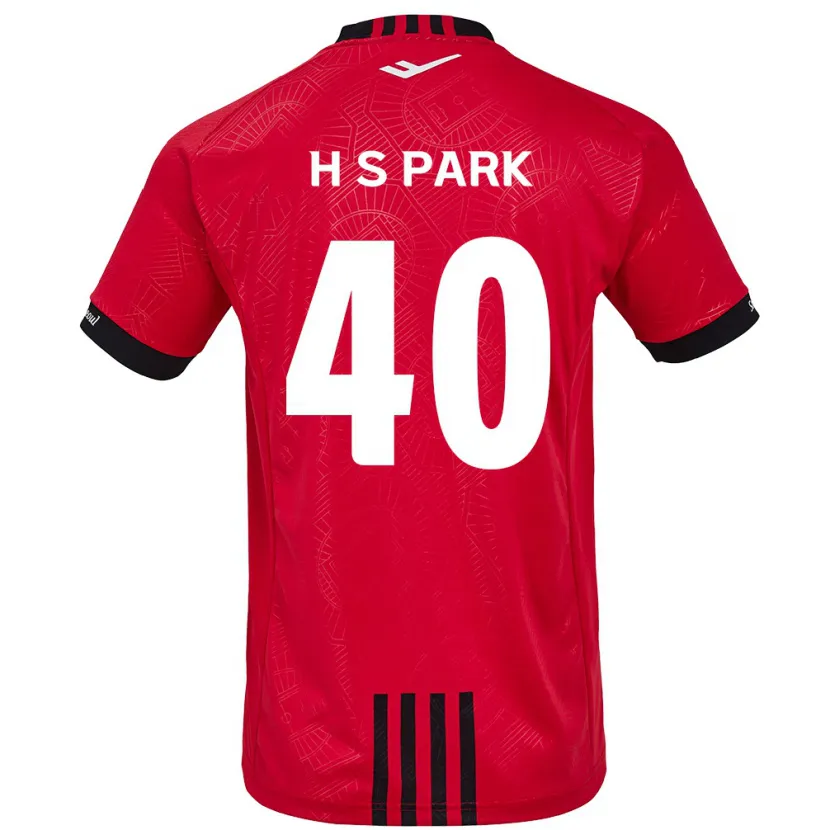 Danxen Kinder Seong-Hun Park #40 Rot Schwarz Heimtrikot Trikot 2024/25 T-Shirt Schweiz