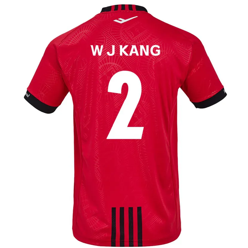 Danxen Kinder Jae-Won Kang #2 Rot Schwarz Heimtrikot Trikot 2024/25 T-Shirt Schweiz