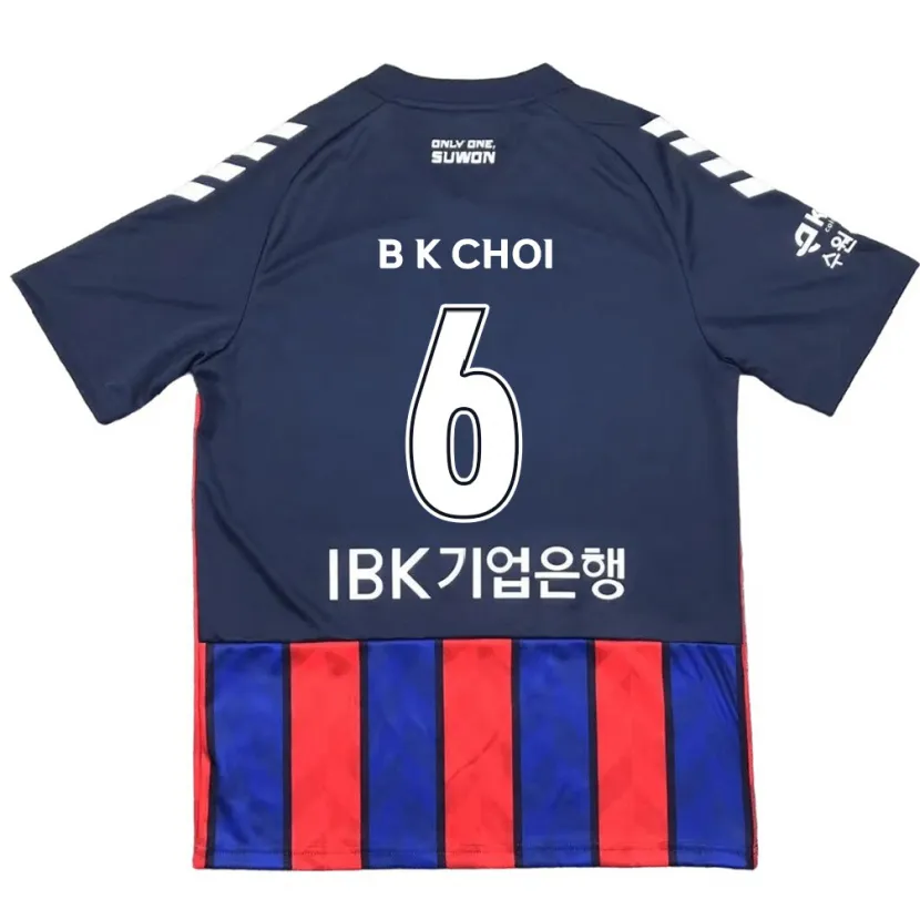 Danxen Kinder Kyu-Baek Choi #6 Blau Rot Heimtrikot Trikot 2024/25 T-Shirt Schweiz