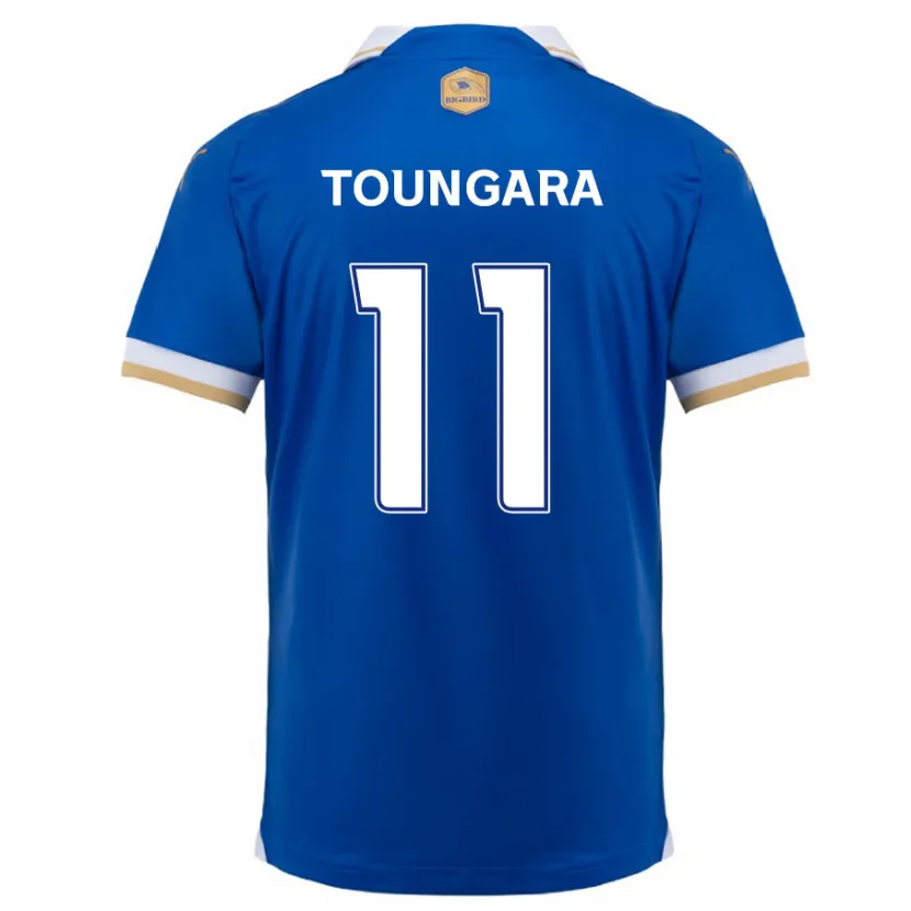 Danxen Kinder Aboubacar Toungara #11 Blau Weiss Heimtrikot Trikot 2024/25 T-Shirt Schweiz