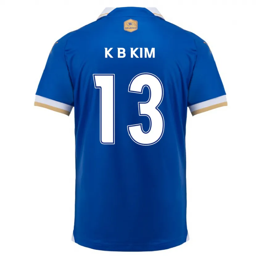 Danxen Kinder Bo-Kyung Kim #13 Blau Weiss Heimtrikot Trikot 2024/25 T-Shirt Schweiz