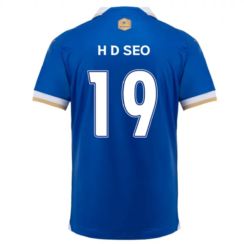 Danxen Kinder Dong-Han Seo #19 Blau Weiss Heimtrikot Trikot 2024/25 T-Shirt Schweiz