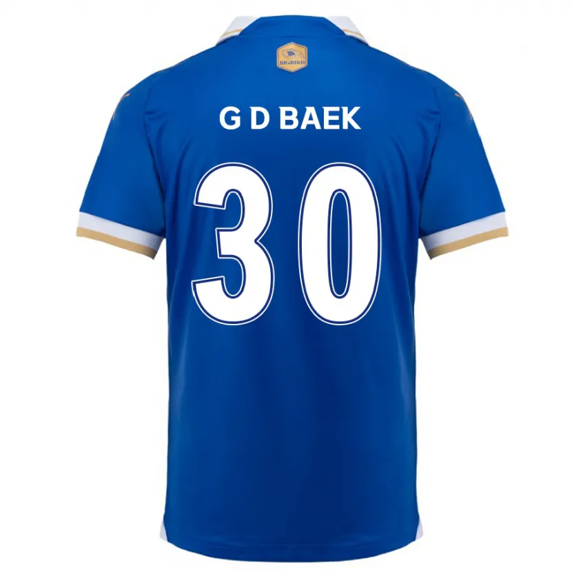 Danxen Kinder Dong-Gyu Baek #30 Blau Weiss Heimtrikot Trikot 2024/25 T-Shirt Schweiz