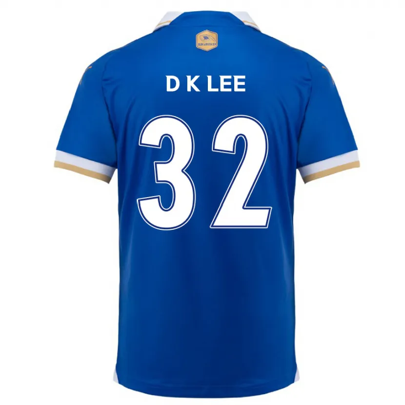 Danxen Kinder Kyu-Dong Lee #32 Blau Weiss Heimtrikot Trikot 2024/25 T-Shirt Schweiz