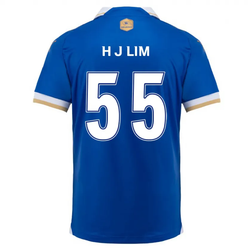 Danxen Kinder Ji-Hoon Lim #55 Blau Weiss Heimtrikot Trikot 2024/25 T-Shirt Schweiz