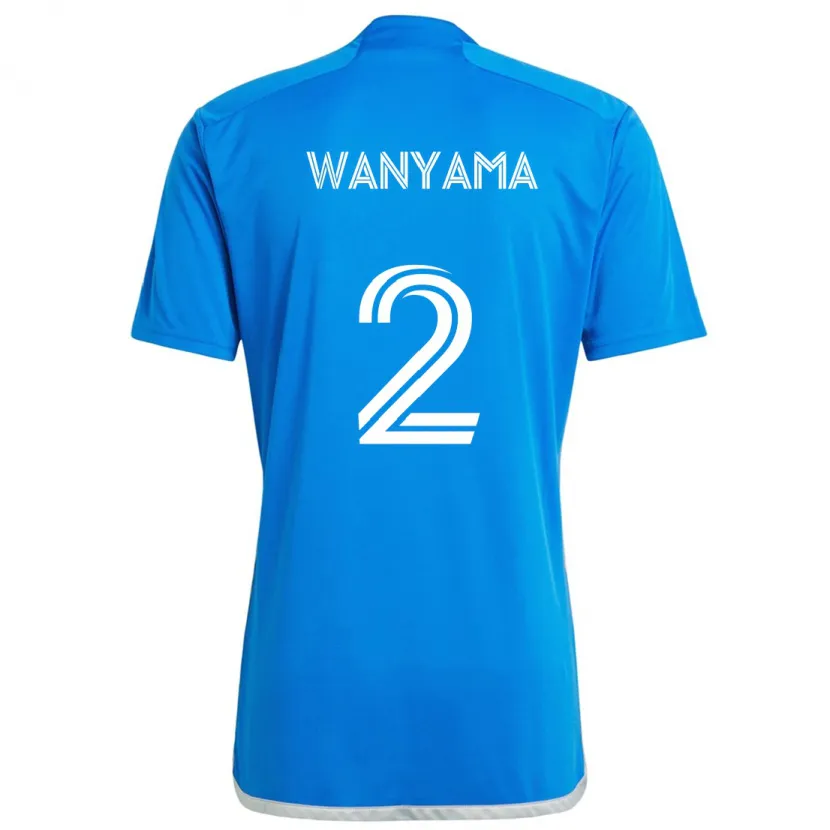 Danxen Kinder Victor Wanyama #2 Blau Weiss Heimtrikot Trikot 2024/25 T-Shirt Schweiz