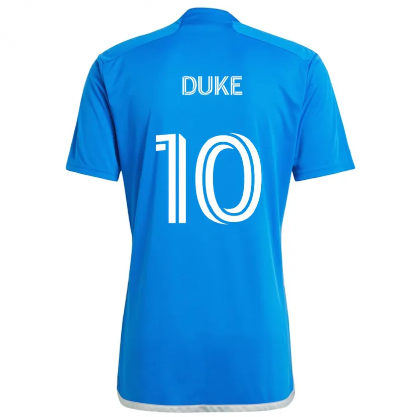 Danxen Kinder Bryce Duke #10 Blau Weiss Heimtrikot Trikot 2024/25 T-Shirt Schweiz