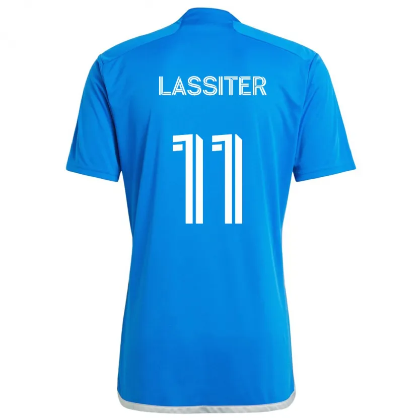 Danxen Kinder Ariel Lassiter #11 Blau Weiss Heimtrikot Trikot 2024/25 T-Shirt Schweiz