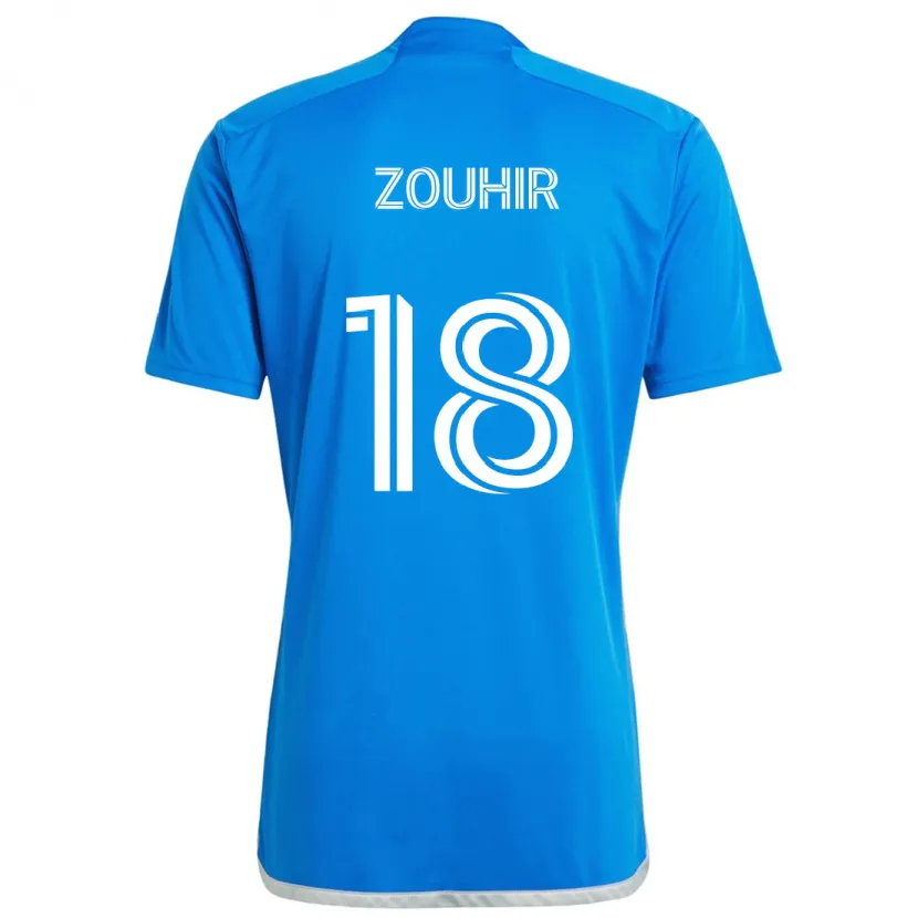 Danxen Kinder Rida Zouhir #18 Blau Weiss Heimtrikot Trikot 2024/25 T-Shirt Schweiz