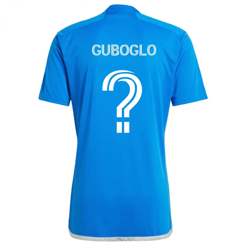 Danxen Kinder Yuri Guboglo #0 Blau Weiss Heimtrikot Trikot 2024/25 T-Shirt Schweiz