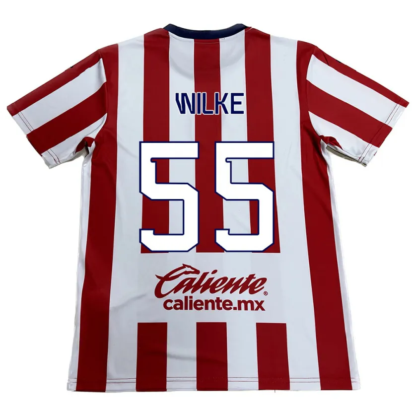 Danxen Kinder Teun Wilke #55 Rot-Weiss Heimtrikot Trikot 2024/25 T-Shirt Schweiz