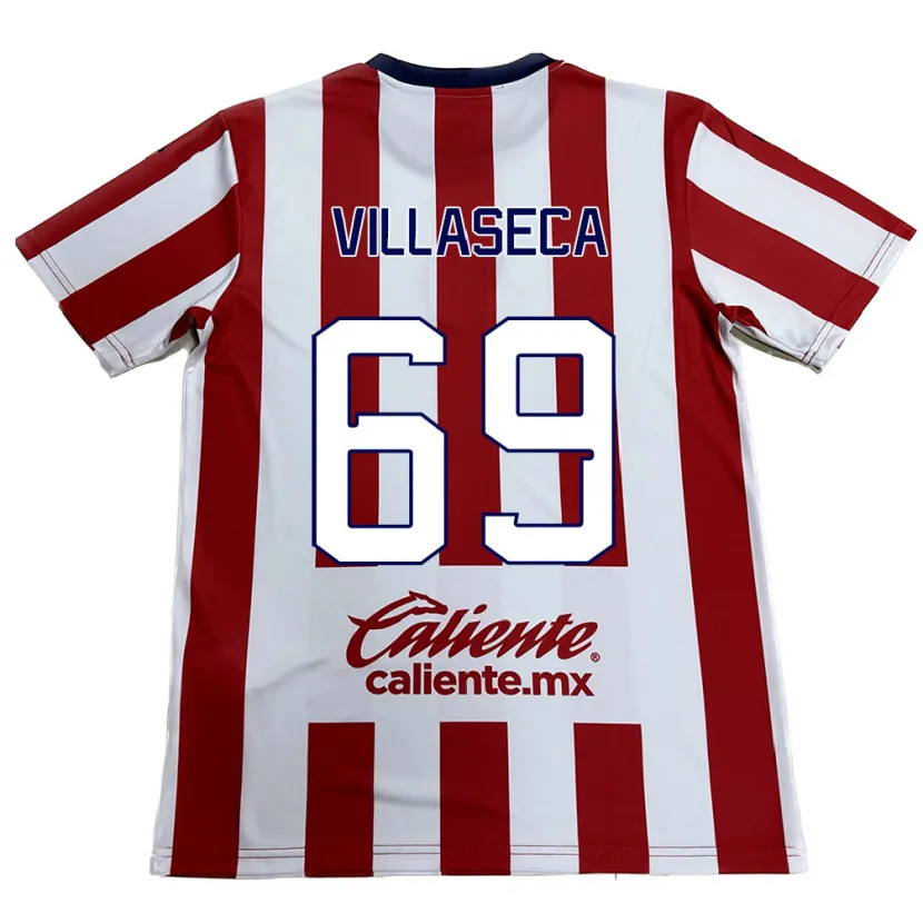 Danxen Kinder Daniel Villaseca #69 Rot-Weiss Heimtrikot Trikot 2024/25 T-Shirt Schweiz