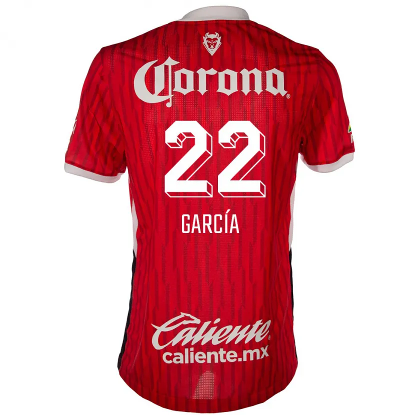 Danxen Kinder Luis García #22 Rot-Weiss Heimtrikot Trikot 2024/25 T-Shirt Schweiz