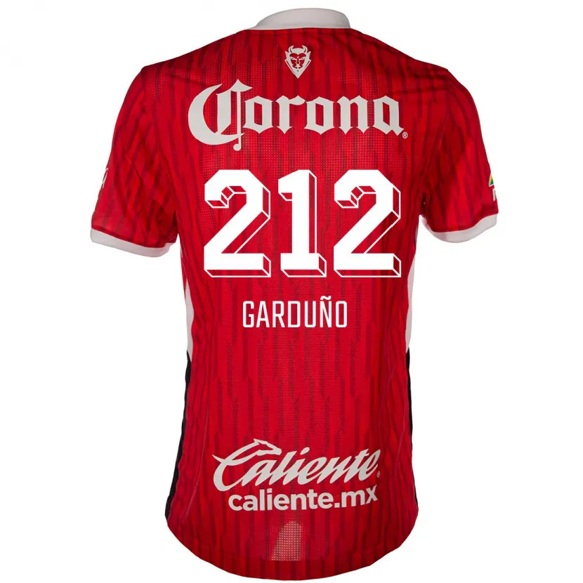 Danxen Kinder Carlos Garduño #212 Rot-Weiss Heimtrikot Trikot 2024/25 T-Shirt Schweiz