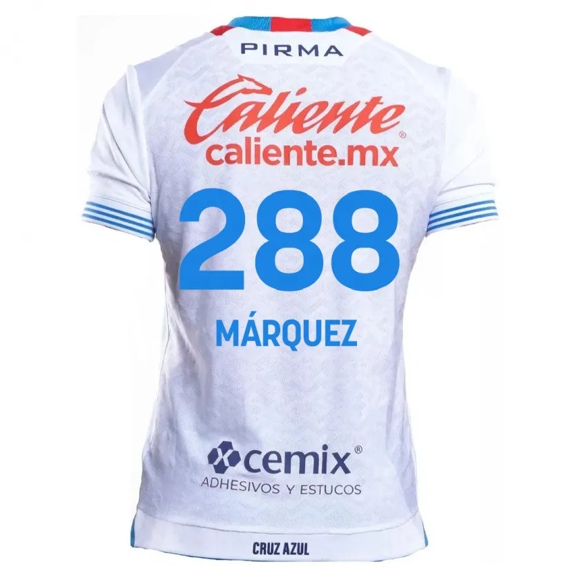 Danxen Kinder Víctor Márquez #288 Weiß Blau Auswärtstrikot Trikot 2024/25 T-Shirt Schweiz