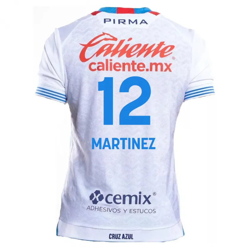 Danxen Kinder Jose Joaquin Martinez #12 Weiß Blau Auswärtstrikot Trikot 2024/25 T-Shirt Schweiz