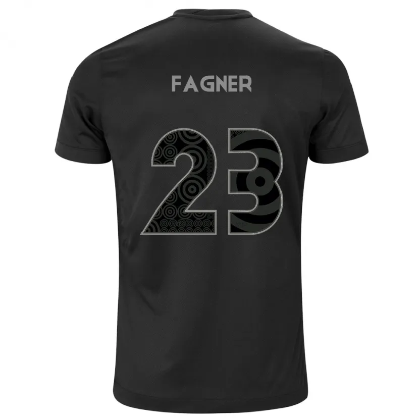 Danxen Kinder Fagner #23 Schwarz Auswärtstrikot Trikot 2024/25 T-Shirt Schweiz