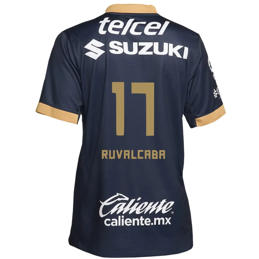 Danxen Kinder Jorge Ruvalcaba #17 Obsidian Gold Weiß Auswärtstrikot Trikot 2024/25 T-Shirt Schweiz