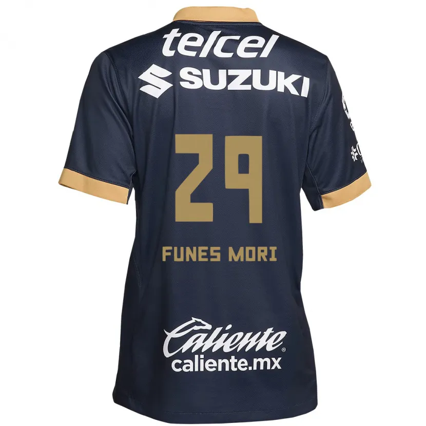 Danxen Kinder Rogelio Funes Mori #29 Obsidian Gold Weiß Auswärtstrikot Trikot 2024/25 T-Shirt Schweiz