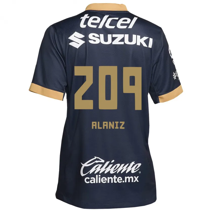 Danxen Kinder Jorge Alaniz #209 Obsidian Gold Weiß Auswärtstrikot Trikot 2024/25 T-Shirt Schweiz