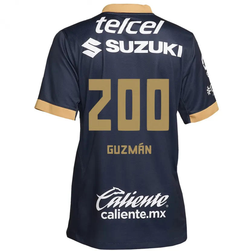 Danxen Kinder Alan Guzmán #200 Obsidian Gold Weiß Auswärtstrikot Trikot 2024/25 T-Shirt Schweiz