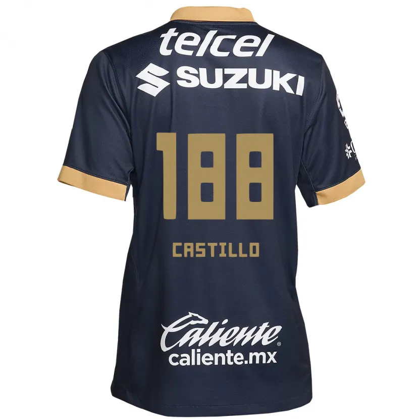 Danxen Kinder Christian Castillo #188 Obsidian Gold Weiß Auswärtstrikot Trikot 2024/25 T-Shirt Schweiz