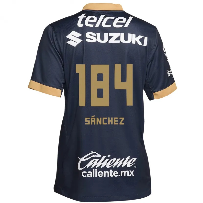 Danxen Kinder Manuel Sánchez #184 Obsidian Gold Weiß Auswärtstrikot Trikot 2024/25 T-Shirt Schweiz