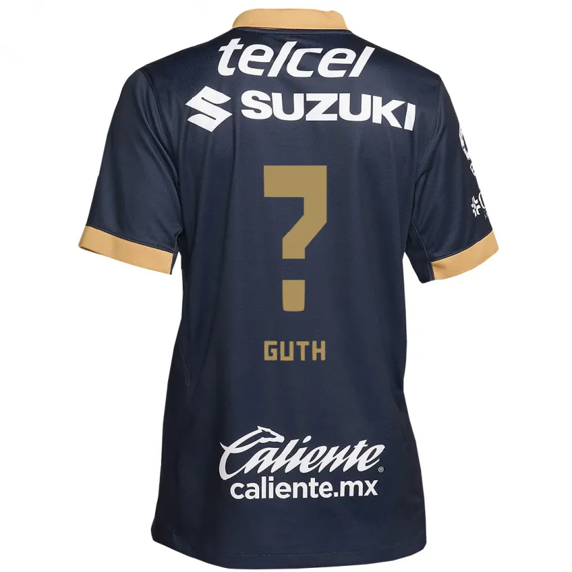 Danxen Kinder Tiago Guth #0 Obsidian Gold Weiß Auswärtstrikot Trikot 2024/25 T-Shirt Schweiz