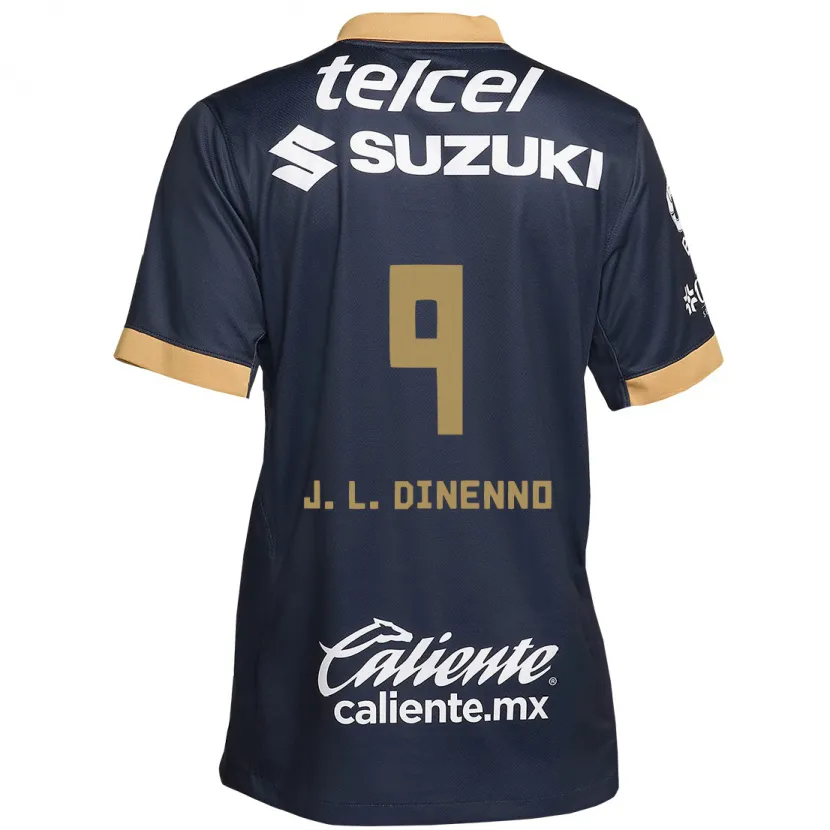 Danxen Kinder Juan Dinenno #9 Obsidian Gold Weiß Auswärtstrikot Trikot 2024/25 T-Shirt Schweiz