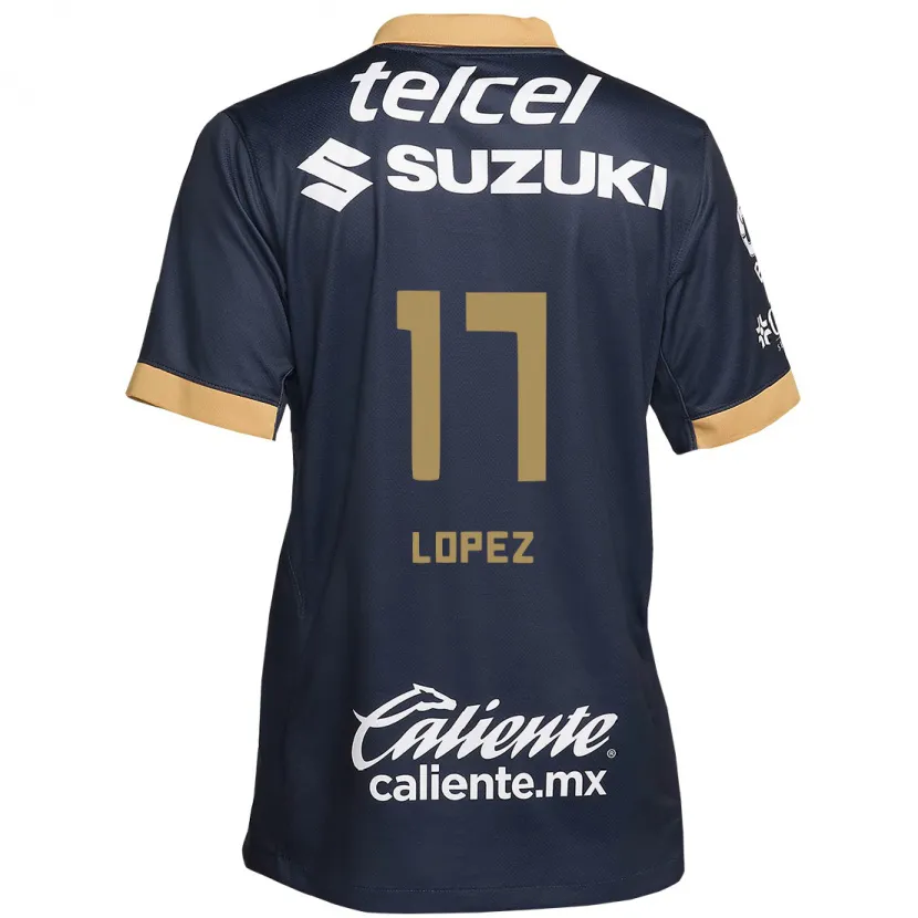 Danxen Kinder Leonel Lopez #17 Obsidian Gold Weiß Auswärtstrikot Trikot 2024/25 T-Shirt Schweiz