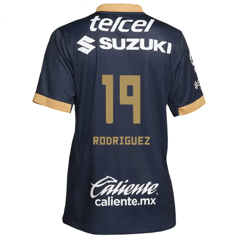 Danxen Kinder Yaneisy Rodriguez #19 Obsidian Gold Weiß Auswärtstrikot Trikot 2024/25 T-Shirt Schweiz