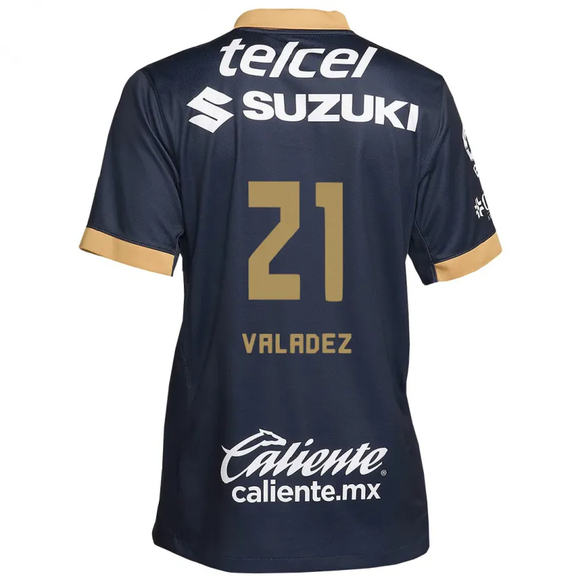 Danxen Kinder Natalia Macias Valadez #21 Obsidian Gold Weiß Auswärtstrikot Trikot 2024/25 T-Shirt Schweiz